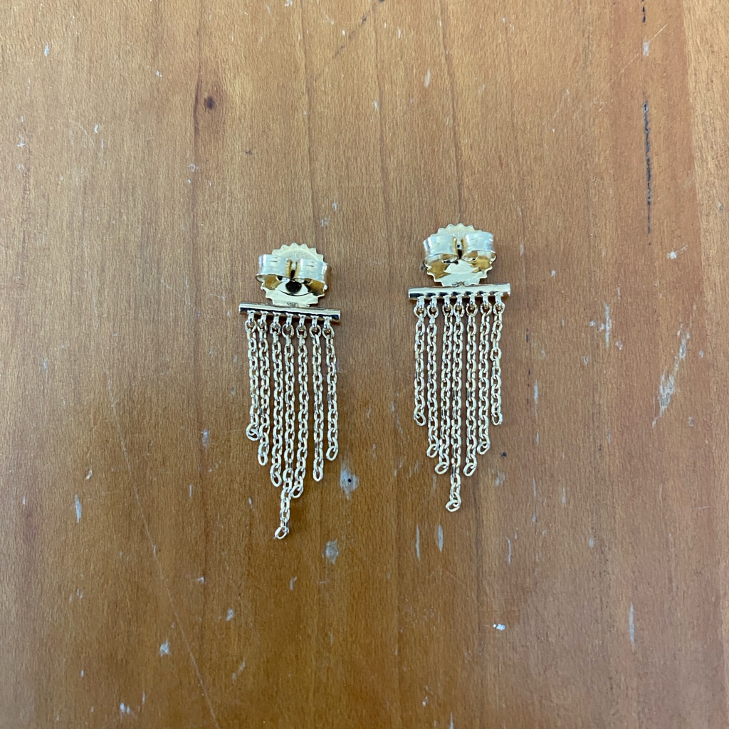 Anzie Clo Fringe Earring Backing